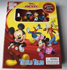 Tattle Tales Board Book Storybook w/ 4 Figurines - Disney Junior - Mickey NIB - Picture 1 of 5