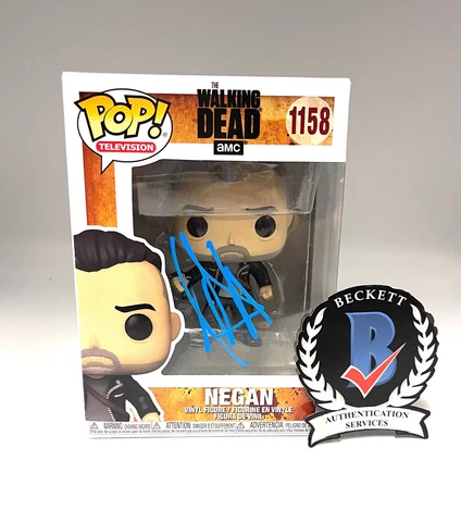 JEFFREY DEAN MORGAN SIGNED AUTOGRAPH FUNKO POP THE WALKING DEAD BECKETT BAS COA Cover