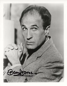 Barry Morse signiert 8"x10" s/w Nahaufnahme Foto "The Fugitive" mit Echtheitszertifikat - Bild 1 von 2