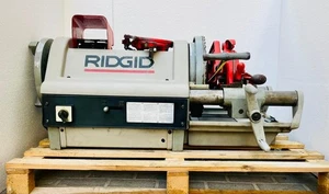 Ridgid 1224 Pipe Threader/Threading Machine 2-½" to 4" 120V BSPT Die Heads - Picture 1 of 20