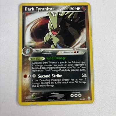 Pokemon TCG Dark Tyranitar EX Team Rocket Returns 20/109 - Image 1 of 4