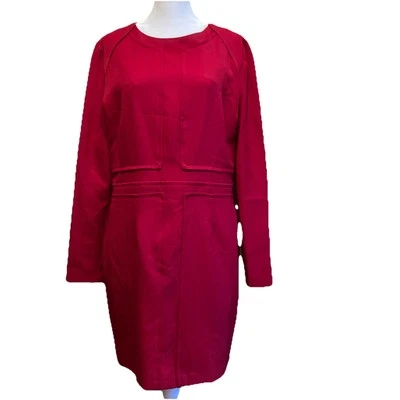 Vestido Hollie W118 By Walter Baker Talla Grande Rojo Forrado Estilo W7961 Foto 1 de 4