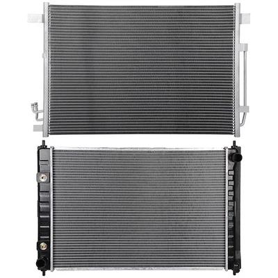 Radiator & AC Condenser Cooling Kit For 11-2016 Nissan Quest 3.5 V6 SV SL 4-Door Foto 1 de 4