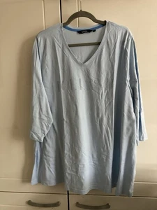 ulla popken 54 / 56 Shirt Tunika hellblau „ ICELAND“ - Bild 1 von 5