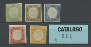 REGNO 1861 NON EMESSI 5V. ** LUSSO - Picture 1 of 1