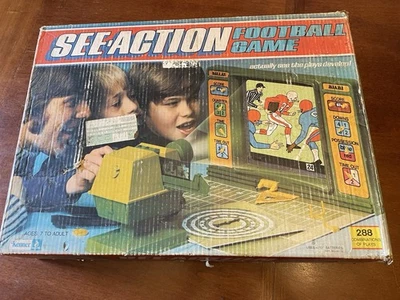 Juego de acción vintage de fútbol americano NFL Foto 1 de 4