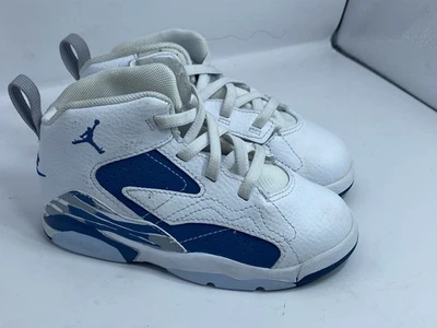 Nike Air Jordan JUMPMAN MVP (TD) Blanco/Azul/Gris (DZ5576 101) Niño Pequeño Talla 9c Foto 1 de 4