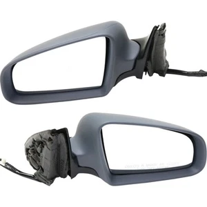 Power Mirror For 2002-2008 Audi A4 Quattro Manual Folding Heated Paintable 2Pc - Picture 1 of 12