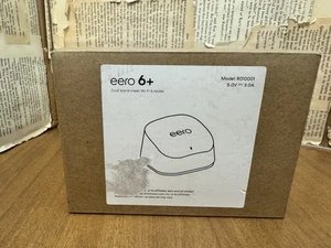 EERO 6 Plus Dual Band Mesh WLAN Router Geschwindigkeiten von bis zu 1 Gbit/s 1.500 Quadratfuß - Weiß - Bild 1 von 4