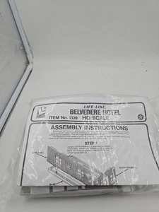 Life Like #1339 1/87 HO The Belvedere Hotel Kit de Construcción Nuevo Sin Caja - Imagen 1 de 12