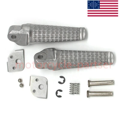 Reposapiés trasero estriberas pedales para Suzuki GSXR600/SXR750 96-2005/GSXR1000 01-04 Foto 1 de 4