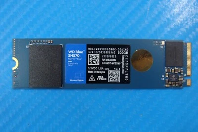 Dell 5510 WD Blue SN570 500GB NVMe M.2 SSD Solid State Drive WDS500G3B0C-00AZN0 - Image 1 of 2