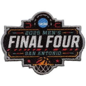 2025 Men's NCAA Final Four San Antonio Final Four Jersey Patch Houston Duke Mich - Picture 1 of 2