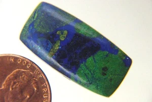 BUTW Malachite Azurite Free Form Cabochon Lapidary Gemstone 6364P - Picture 1 of 1