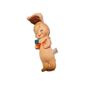 Bunny Pixie Doll Elf Girl 9.5" Woolikin Original From Woolno Inc. Easter... - Picture 1 of 8