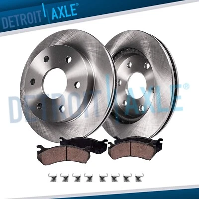 Kit de rotores y pastillas de freno de disco delanteros 360 mm para Nissan Titan XD 2016-2023 Foto 1 de 4