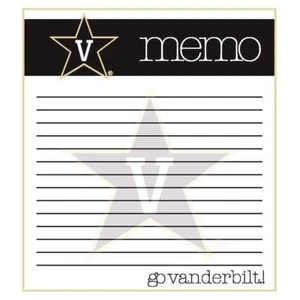 Vanderbilt Commodores Memo Note Pad - 2 Pads - Picture 1 of 1