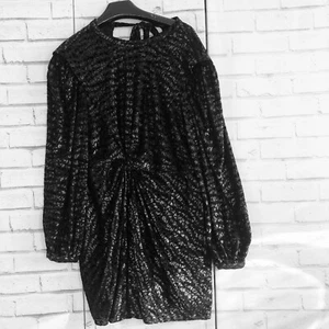 Vestido All Saints Jemima Lep Negro Manga Larga Talla 16 - Imagen 1 de 4