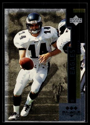 Ty Detmer 1998 Upper Deck Black Diamond Card #64 - Image 1 of 2