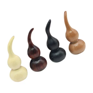 4 Pcs Peach Wood Gourd Jewelry Office Decorative Adornment - Picture 1 of 12
