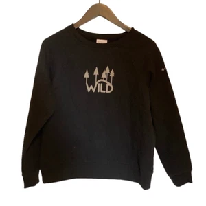 Columbia Damen "Wild" Grafik Rundhalsausschnitt Sweatshirt schwarz Pullover Medium neu ohne Etikett - Bild 1 von 12