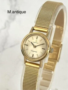 Reloj OMEGA Ladymatic automático 20 mm para mujer esfera plateada hecho en Suiza redondo usado - Imagen 1 de 7