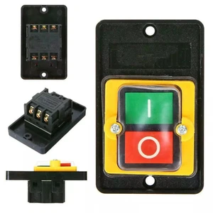 On/Off WaterProof Start Stop Push Button Switch for Drill Press Grinder KA0-510A - Picture 1 of 6