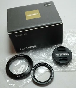 Voigtlander LH-40N Lens Hood for Ultron 40/2 SLII w/ Macro Close Up Filter - Picture 1 of 3