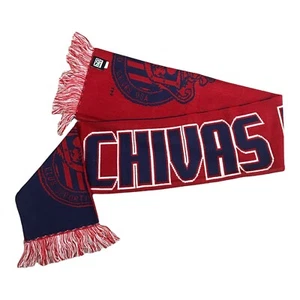 MLS Club Deportivo Chivas USA adidas Checkered Halftime Jacquard Scarf - Picture 1 of 4