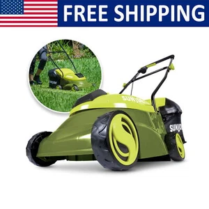 Cordless Electric Walk-Behind Push Lawn Mower Height Adjustment Durable Steel - Picture 1 of 22