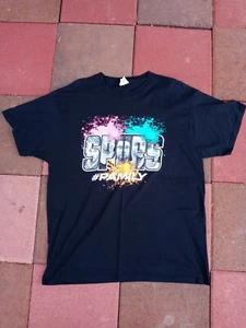 San Antonio Spurs family Vintage Shirt Duncan ginobli Parker XL Black - Picture 1 of 3