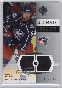 2007-08 Ultimate Collection Ultimate Jerseys /100 Rick Nash #UJ-RN