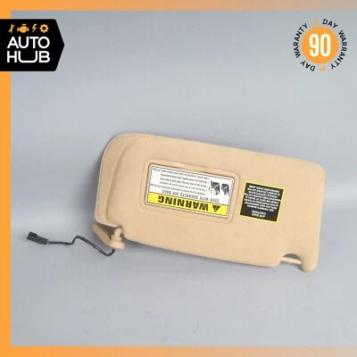 03-19 Maserati GranTurismo S M145 Right Passenger Side Sun Visor Shade Suede OEM - Image 1 of 4