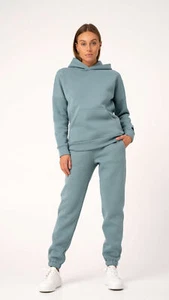 Women Jogging Suit Loungewear Tracksuit Jumper Pullover Top Set 2 PCS Sportswear - Picture 1 of 6