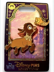 Disney Parks Wish Movie Star & Valentino 2 Pin Set Limited Release NEW - Picture 1 of 3