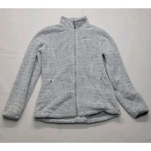 Chaqueta Eddie Bauer Talla Grande Para Mujer Vellón Difuso Cremallera Completa SÚPER SUAVE Gris - Imagen 1 de 21