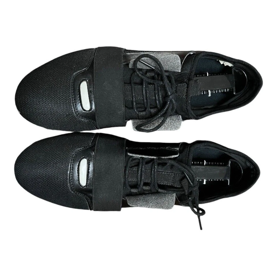 Zapatillas bajas Balenciaga negras de gamuza y cuero para correr talla 39/US 9 suelas nuevas Foto 1 de 4