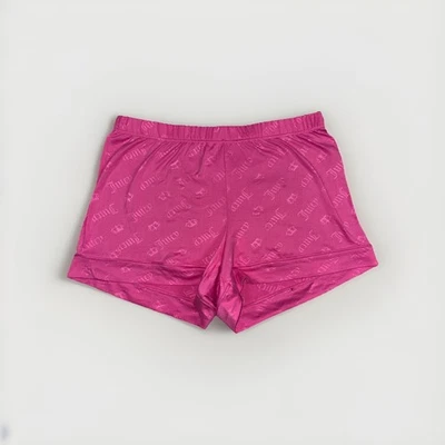 Juicy Couture Hot Pink Velour Shorts Size M Medium - Image 1 of 4