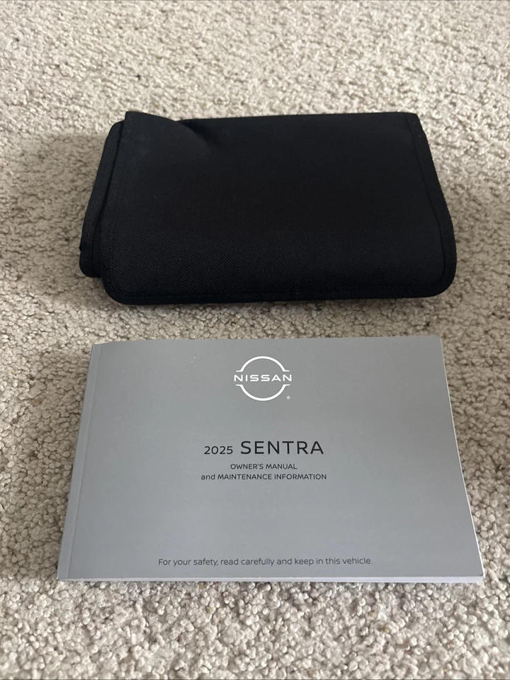 Nissan Sentra 2025 manual do proprietário com estojo fabricante de equipamento original - Imagem 1 de 1