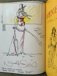 OTÉRO BAT WILMAURY BONECREECK TOME 1 EO EN ÉTAT NEUF AVEC DÉDICACE - Imagen 1 de 7