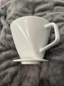 Starbucks Ceramic Coffee Filter #4 Pour Over Brewer Drip Single Cup Coffeemaker - Picture 1 of 6
