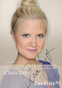 Clara GERST - dt. Schauspielerin, Verbotene Liebe 2014, Original-Autogramm! - Bild 1 von 1