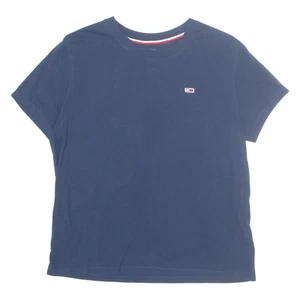 TOMMY HILFIGER Womens T-Shirt Blue L - Picture 1 of 6