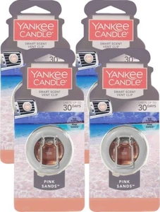 Yankee Candle - Smart Scent Vent Clip - Pink Sands - 4er Pack - Frischer Duft - Neu - Bild 1 von 1