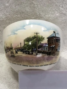 vintage shelley souvenir bowl of kelly st scone nsw looking south from sir thoma - Picture 1 of 8
