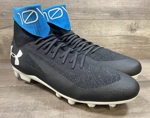 Under Armour C1N MC Football Cleats Black 3022659-001 Mens Size 13.5 - Picture 1 of 15