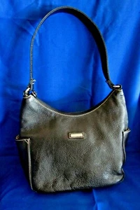 Caribbean Joe Genuine Black Leather Purse Handbag - Picture 1 of 8