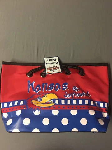 Kansas Jayhawks Game Day Team Fashion Purse NWT Cover