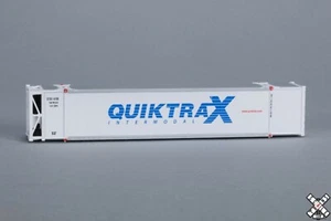 SCALETRAINS :- OPERATOR 3 PACK SXT10242 53' REFRIGERATED CONTAINER QUICKTRAX L/O - Picture 1 of 2