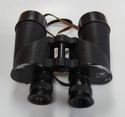 USA Optical & Film Supply Co. 7x50 Binoculars. Individual Eye Focusing. Cased - Image 1 of 4